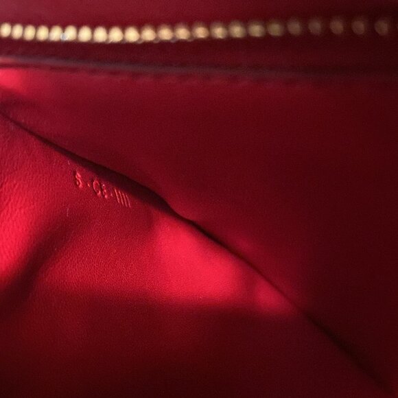 SOLD CÉLINE Calfskin Box Bag | Red | Medium - Picture 12 of 16